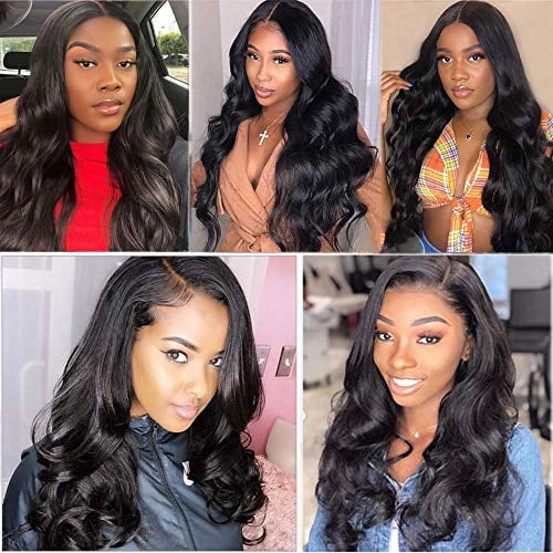 Brazilian Virgin Human Hair Extensions 3 Bundle Body Wave Hair Wave Weft Black Women 10A Grade 10 10 10 Walmart