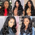 thumbnail image 6 of Body Wave Bundles Human Hair 10A Grade Brazilian Body Wave 1 Bundle 100% Unprocessed Brazilian Virgin Body Wave Human Hair Natural Black(16inch), 6 of 6