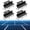 Black (4PCS）, variant on Anbte 4 Pack Solar Panel Z Mounting Brackets, Silver Aluminum Mount Kit with 304 Stainless Steel Screws, Solar Panel Brackets for RV Roof, Boat, Yacht, Trailer