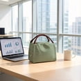 thumbnail image 5 of WYLHCEK Lunch Bag Insulation Leakproof Lunch Box Portable Reusable Large Capacity Lunch Box for Women & Men Work, Picnic, Travel, Camping, Blcak, 5 of 7