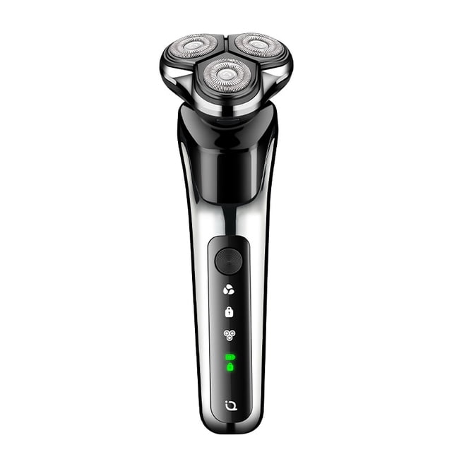 Afeitadora eléctrica para hombres Double 5000 de alta potencia 4D Beard, afeitadora de barba recargable tipo C