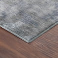 thumbnail image 3 of Addison Rugs Mayfield Premium Machine Washable Transitional Stripes Blue Round Rug, 8' x 8', 3 of 5