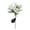 White, variant on 1 Pcs Spring Garden Lights Solar Flower Light, Artificial Flower Outdoor Light Decor for Summer Path Yard Walkway Patio Lawn Flower Bed, Cemetery, Memorial Day, Christmas, Mother's Day Gift