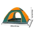 thumbnail image 2 of Camping Tent for 2-3 Person,Lightweight Portable Instant Pop Up Tents,Waterproof & Windproof Instant Tents  for Camping Hiking Beach, 2 of 8