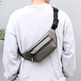 thumbnail image 4 of Riñonera de moda, bolso deportivo impermeable, bolso cruzado para exteriores, bolso de pecho para hombre, bolso multifuncional para teléfono móvil para mujer, 4 of 5