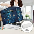 thumbnail image 5 of ZIATUBLE Butterfly Sewing Machine Dust Cover Floral Soft Sewing Machine Protector Cover Reusable Sewing Machine Protect Cover with Storage Pocket for Home Indoor Decoration, 5 of 7
