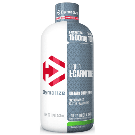 Dymatize Liquid L-Carnitine Advanced Metabolic Support, Green Apple, 16