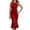 Wine womens dresses, variant on Wycnly Womens Dresses Elegant Bodycon Wrap Strap Cocktail Party Prom Mermaid Dresses Fashion Solid Round Neck Sleeveless Long Summer Dress Black m
