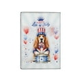 thumbnail image 2 of Happy 4th of July Patriotic Basset Hound Marching Band Uniform Balloons Fireworks Travel Passport Wallet Bassets Dog Breed Lovers Gifts Idea PU Leather Passport Holder Cover - 13009, 2 of 5
