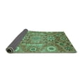 thumbnail image 2 of Ahgly Company Indoor Rectangle Abstract Turquoise Blue Modern Area Rugs, 7' x 10', 2 of 4