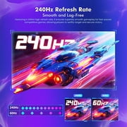 P2710S Gaming Monitor - 240Hz QHD 2K Resolution, Fast IPS Panel, Rotating Stand, 10 Scenario Modes, Low Blue Light Technology-Titan Army