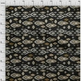thumbnail image 4 of oneOone Cotton Silk Black Fabric Ikat Sewing Material Print Fabric By The Yard 42 Inch Wide, 4 of 4