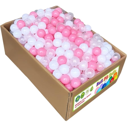 2000 Pcs Kids Ball Pit Balls - 2.2 Inch Non-Toxic & BPA-Free, Sensory Play Balls for Toddlers - Durable PE Plastic, Colorful Learning Toys for Indoor Outdoor Play, Motor Skills Development