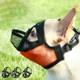 thumbnail image 4 of Travelwant Short Snout Dog Muzzles- Adjustable Breathable Mesh Bulldog Muzzle for Biting Chewing Barking Training, 4 of 7