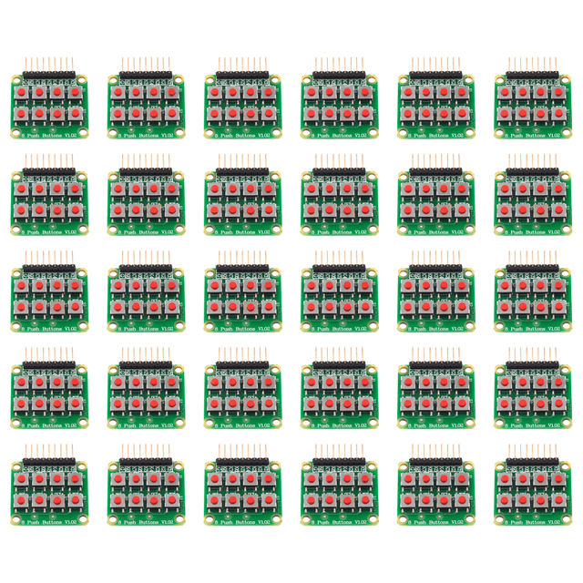Teclado 2x4 4x2 8 Botones Pulsadores Botón Matricial para AVR PIC
