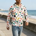 thumbnail image 5 of Fishing Shirts for Men Long Sleeve UV Sun Protection Thumb Holes Hoodie for Swimming Running Hiking Boating, 5 of 7