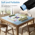 thumbnail image 6 of Threns Mahjong Mat with Rules, 31.5 Inch Square Mahjong Mats for Table, Quiet Noise Reduction Table Mat with Black Carrying Bag for Poker, Board Games, Tiles Game and Dominoes, 6 of 10