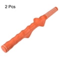 thumbnail image 3 of Uxcell Right Hand Teaching Practice Swing Aid Golf Club Training Grip Orange 2Pcs, 3 of 6