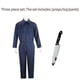 thumbnail image 2 of 2024 Adult Michael Myers Cosplay Costume Mask Props Halloween Jumpsuit Outfits Horror Bloody Killer Carnival Party Costume For Men, 2 of 4