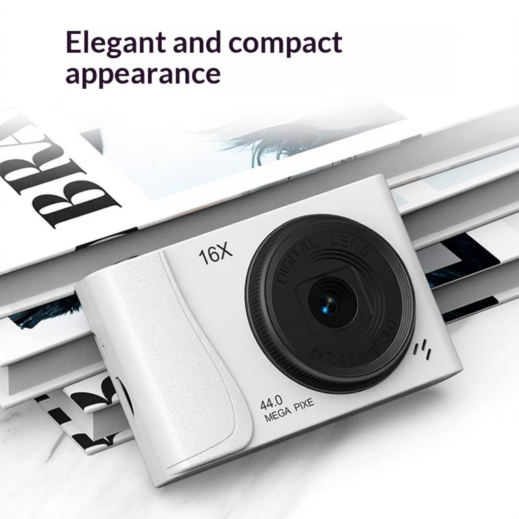 24MP High Resolution Digital Camera With 16x For Beginners Vlogging 1080p Video
