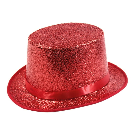 FADAACAI Men's Festive Jazz Hat Stage Performance Faced Flat Hat Mens Fedora Hats Brim Fedora Hat Wool Felt Winter Hat Red Clearance！