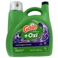 thumbnail image 4 of Gain+Oxi Liquid Detergent, Ultra Concentrated, Moonlight Breeze, 170 Fluid Ounce, 4 of 6