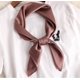 thumbnail image 3 of 2023 Nueva moda de verano bufanda cuadrada de seda sólida para mujer banda de satén para el cuello banda para el cabello suave playa hijab cabeza fular femenino envío gratis, 3 of 5