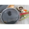 thumbnail image 3 of Chasseur 11-inch Red French Enameled Cast Iron Fry pan with Glass Lid, 3 of 5