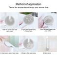 thumbnail image 3 of Gray Shower Brush Scrubber,14.6x3.2In Soft Bath Exfoliator Brush for Shower,Reuable Silicone -Exfoliating Body Scrubber for Travel,Home, 3 of 6
