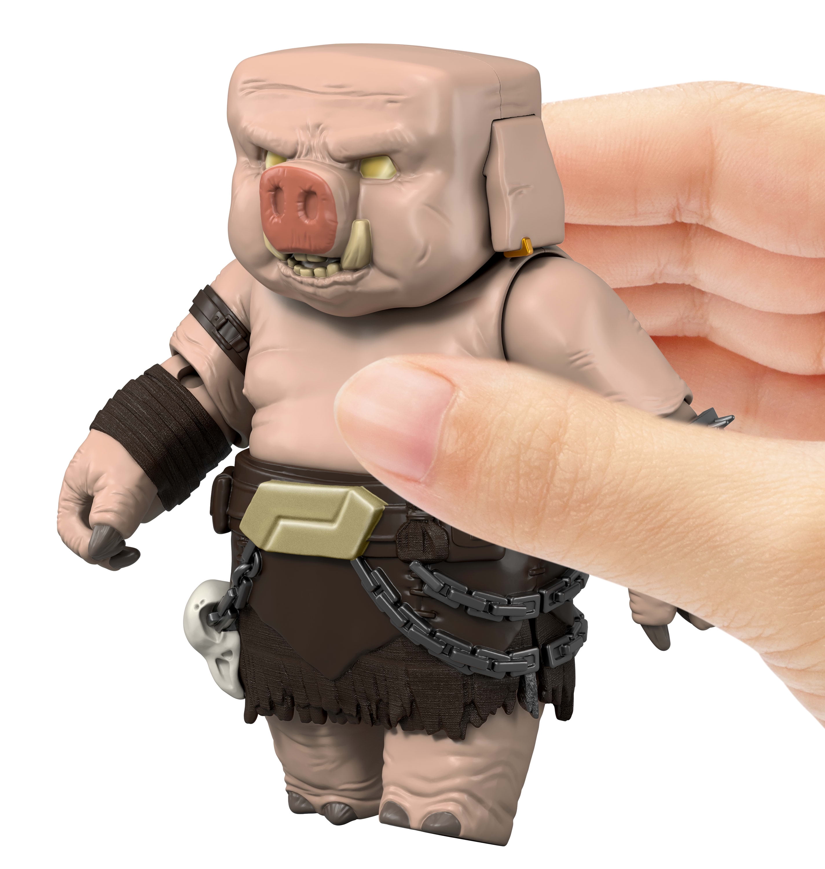 Figurine et accessoires Piglin Warrior de Minecraft, coffret de jeu inspiré de Un film Minecraft