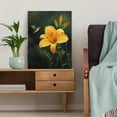 thumbnail image 5 of Hummingbird and Yellow Lily Canvas Print, Wall Art for Living Room Bedroom Dining Room Entryway Office Hotel, 5 of 8