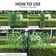 thumbnail image 2 of Carevas Fence,Fence Fence Telescopic Fake Flowers Leaves Wall Decorative Leaves Fence Telescopic Fence Telescopic Fence Fake Fence Wall Decorative Outdoor Fence Wall Fake ers Leaves QISUO fence Fence, 2 of 6