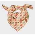 thumbnail image 3 of Bimba Beige Damask Ikat Pure Silk Printed Head Bandanas Summer Neck Wrap Scarf 40 x 80 Inches, 3 of 6