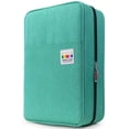 thumbnail image 1 of czcpp-Big Capacity Colored Pencil Case - 300 Slots Large Pen Case Organizer with Multilayer Holder for Prismacolor Colored Pencils & Gel Pen by (Green, 1 of 4