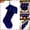 Blue, variant on 1 Pc Green Velvet Christmas Stocking with Ruffled Cuff Soft Plush Xmas Stocking Ruffled Edge Christmas Stocking Tree Ornament for Mantel Fireplace Xmas Tree Party, 18.9"x10.24", Green