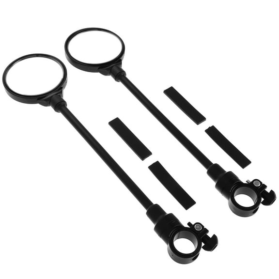 1 Pair Rear Convex Mirror Handlebar Rear View Mirrors Universal Bike Mirror For Mountain Road Bike Bicycle Electric Motorcycle Scooter