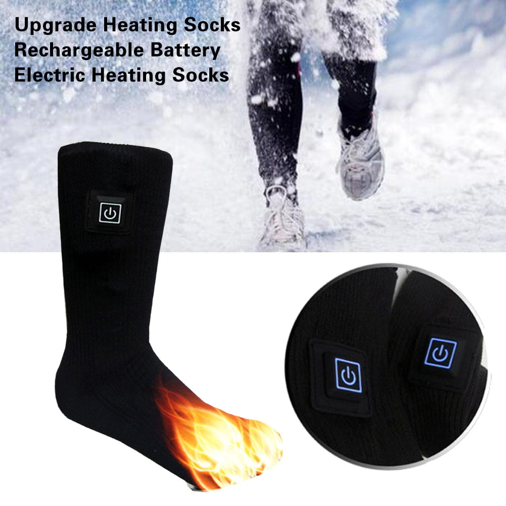 Details about   Unisex Electric Heated Socks Rechargeable Battery 4.5V Foot Winter Warm Hunting