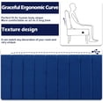 thumbnail image 3 of LAZZO 43" Mini Small Comfy Couch Armless Loveseat Sofa with USB Port, Blue, 3 of 8