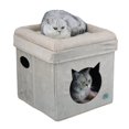 thumbnail image 1 of Go Pet Club F883 Cat Face Comfy Cat Cube Bed, 1 of 1