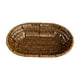 thumbnail image 5 of Cesta de pan ovalada con bandeja organizadora para aperitivos, cesta de almacenamiento de mimbre tejida a mano, cesta de frutas de imitación de ratán 24 cm x 17 cm x 6 cm, 5 of 8