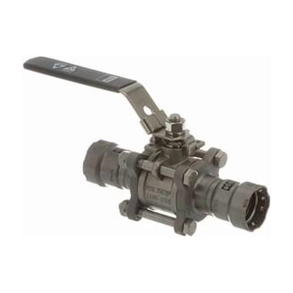 Viega Manual 2-Way Ball Valve,Press,SS 28501