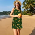 thumbnail image 3 of Fotbe Hohey Bee Pattern Women’s Summer Tank Midi Dress – Sleeveless A-Line Dress, Floral T-Shirt Dress, Casual Flowing Beach Sundress, 3 of 7