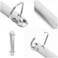 thumbnail image 3 of LOLIPPYY Ring Binder Folder Notebook Binder Ring Silver Project Arrangement School Use 1Pcs, 3 of 8