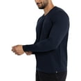 thumbnail image 3 of X RAY JEANS Mens Long Sleeve V-Neck T-Shirt, Navy, S, 3 of 9