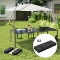 thumbnail image 2 of Outsunny Sac de Poids pour Base de Parapluie 2 Pcs, Poids pour Support de Parapluie, Noir, 2 of 10