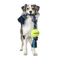 thumbnail image 4 of Juguete de Cuerda Mammoth Flossy Chews Multicolor con Pelota de Tenis para Perro Mediano, 4 of 5