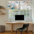 thumbnail image 5 of Beach Coastal Tier Curtains 36 Inch Length, Summer Nautical Coral Shell Botanical Vintage Cafe Short Curtains for Bathroom Over Sink, Small Kitchen Curtain Light Filtering Drapes 2 Panels 27.5"Wx36"L, 5 of 8