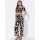 thumbnail image 2 of Conjunto Bohemio Floral Allegra K Dos Piezas Con Cuello cuadrado Negro S, 2 of 5