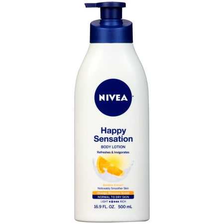 NIVEA Happy Sensation Orange Blossom Body Lotion, 16.9 oz.