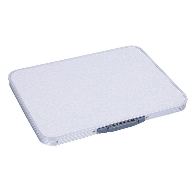 1x Plateau de Support de Bureau Pliant Réglable en Alliage d'Aluminium pour Extérieur Jardin Camping Pique-Nique